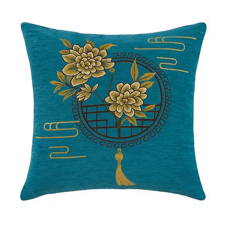HOME LIVING STYLE CUSHION JIA 18X18INCH BLUE