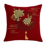 HOME LIVING STYLE CUSHION JIA 18X18INCH RED