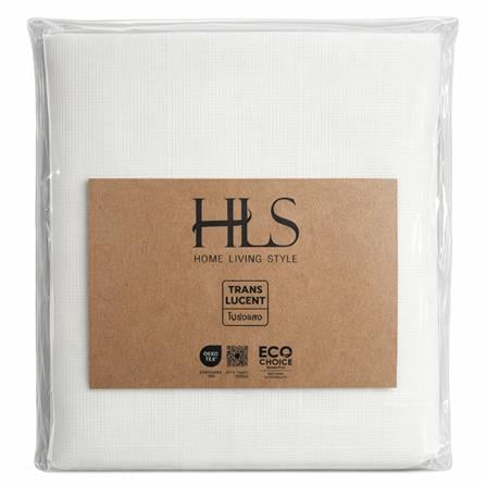 HOME LIVING STYLE SHEER CURTAIN HIDE TAP CALM 180X220CM WHITE