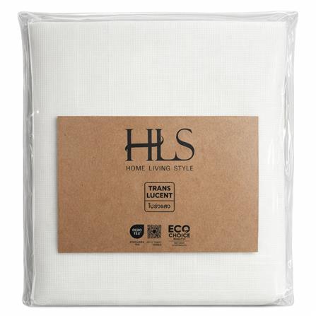 HOME LIVING STYLE SHEER CURTAIN HIDE TAP CALM 180X250CM WHITE