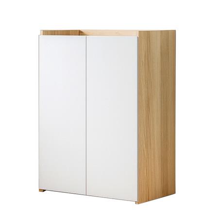 SHOE CABINET FURDINI KEPT 60CM NATURAL OAK/WHITE