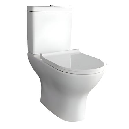 AKRON 2P TOILET WCC-416 6/3L P-TRAP RIMLESS