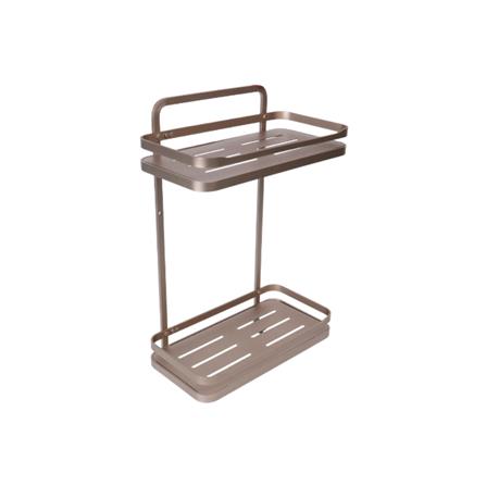 MOYA BATH SHELF 2-T WALL K250427T ALUMINUM