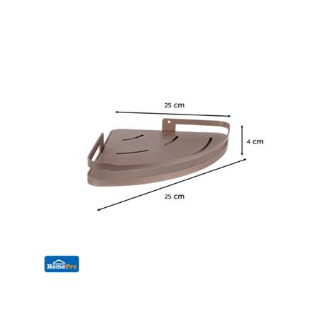 MOYA BATH RACK 1-T CORNER K250417T ALUMINUM