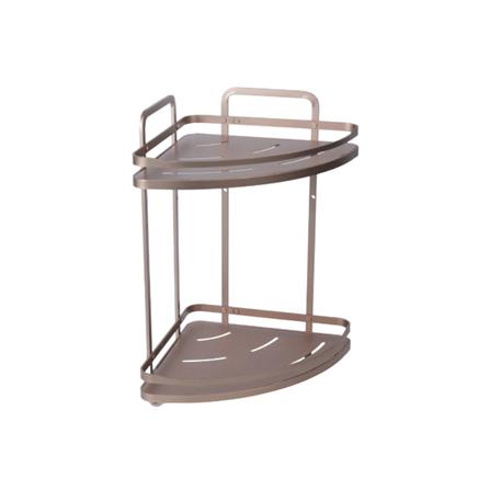 MOYA BATH RACK 2-T CORNER K250425T ALUMINUM
