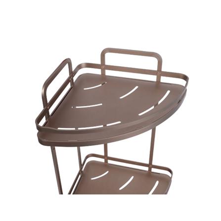 MOYA BATH RACK 2-T CORNER K250425T ALUMINUM