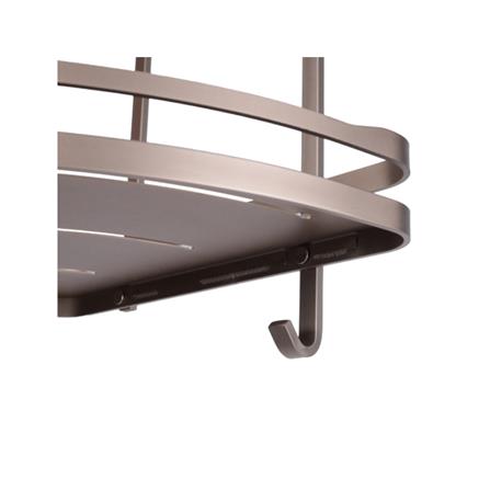 MOYA BATH RACK 3-T CORNER K250426T ALUMINUM