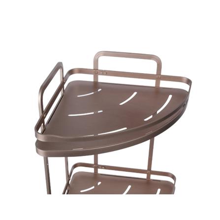 MOYA BATH RACK 3-T CORNER K250426T ALUMINUM