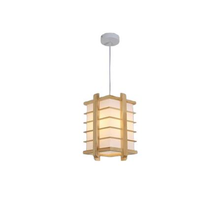BRIGHT OBJECTIVE PENDANT LAMP 16877 120CM BROWN WHITE
