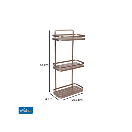 MOYA BATH SHELF 3-T WALL K250428T ALUMINUM