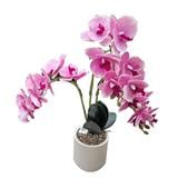 CL ARTIFICIAL ORCHID POT GF311 (3 STALK 21 HEAD)