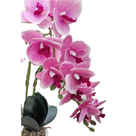 CL ARTIFICIAL ORCHID POT GF311 (3 STALK 21 HEAD)