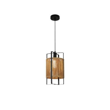 BRIGHT OBJECTIVE PENDANT LAMP 14145/1P 150CM BLACK BROWN