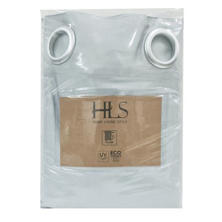 HOME LIVING STYLE CURTAIN EYELET LYRA 180X220CM GRAY