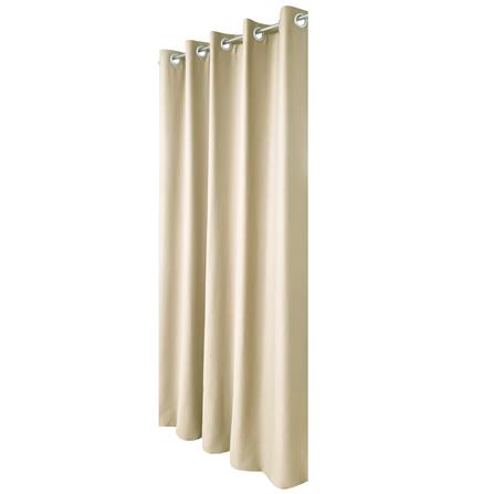 HOME LIVING STYLE CURTAIN EYELET JADEA 180X220CM BROWN