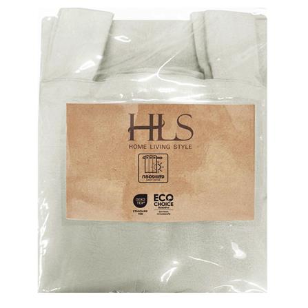 HOME LIVING STYLE CURTAIN TAB TOP JADEA 150X250CM LIGHT GRAY