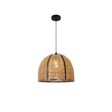 BRIGHT OBJECTIVE PENDANT LAMP 14143/1P 120CM BLACK BROWN
