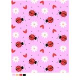 HLS FLEECE BLANKET 50X60 CSLW14 LADYBIRD PINK