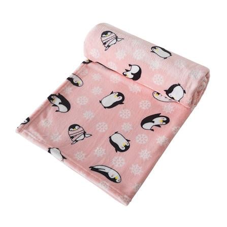 HLS FLEECE BLANKET 50X60 CSLW15 PEGUIN PINK