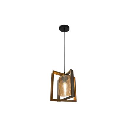 BRIGHT OBJECTIVE PENDANT LAMP 16593/1 120CM BROWN