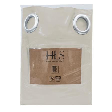 HOME LIVING STYLE CURTAIN EYELET LYRA 180X220CM BROWN