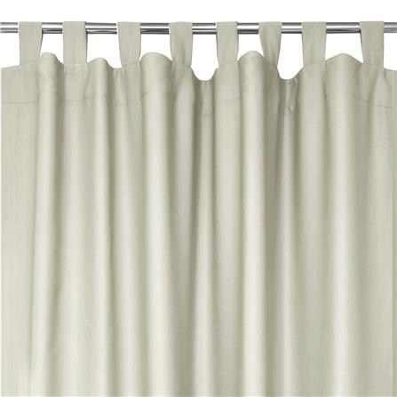 HOME LIVING STYLE CURTAIN TAB TOP JADEA 150X220CM LIGHT GRAY