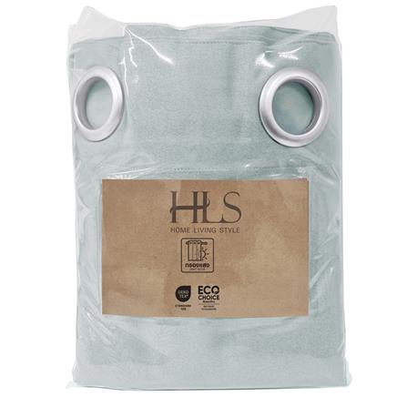 HOME LIVING STYLE CURTAIN EYELET JADEA 180X250CM GRAY