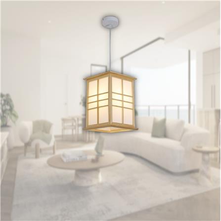 BRIGHT OBJECTIVE PENDANT LAMP 16879 120CM BROWN,WHITE