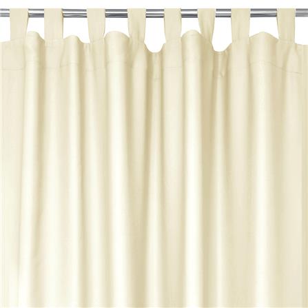 HOME LIVING STYLE CURTAIN TAB TOP JADEA 150X250CM CREAM