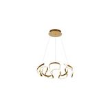 BRIGHT OBJECTIVE PENDANT LAMP 14231/ GD 120CM GOLD 3-COLOR