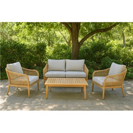 SPRING ACACIA HAVEN ROPE LOUNGE SET 4PCS