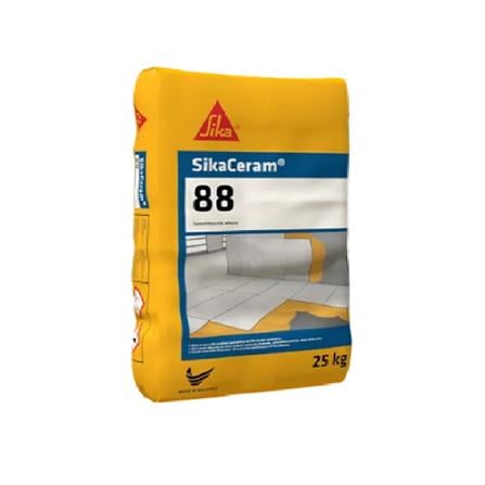 SIKA CERAM-88 CEMENTITIOUS TILE ADHESIVE 25KG GREY