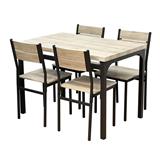 4-SEATER DINING TABLE SET FURDINI DELIGHT MAPLE
