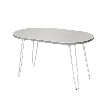 FOLDING TABLE WITH OVAL SHAPE FURDINI PEANUT 75CM STON GREY