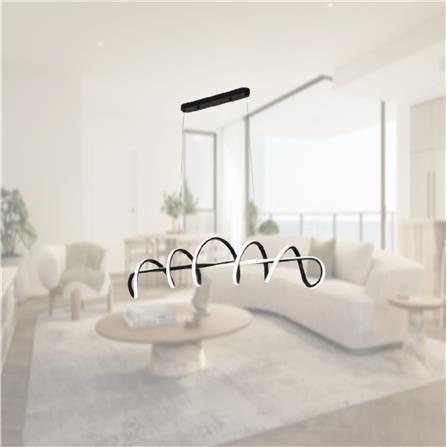 BRIGHT OBJECTIVE PENDANT LAMP 17081 120CM BLACK 3-COLOR