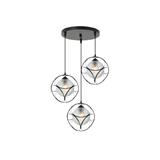 BRIGHT OBJECTIVE PENDANT LAMP 17271/3R 120CM BLACK