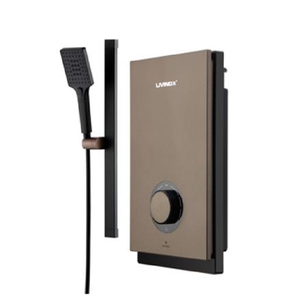 LIVINOX SHOWER HEATER DC PUMP WITH HAND SHOWER LWH-MS-DC-BZ METALLIC BRONZE