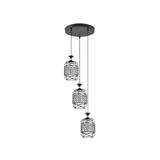 BRIGHT OBJECTIVE PENDANT LAMP 17503/3R 120CM BLACK