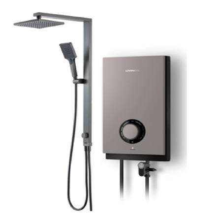 LIVINOX SHOWER HEATER DC PUMP RAIN SHOWER LWH-MS-DC-RGM-2 GUN METAL