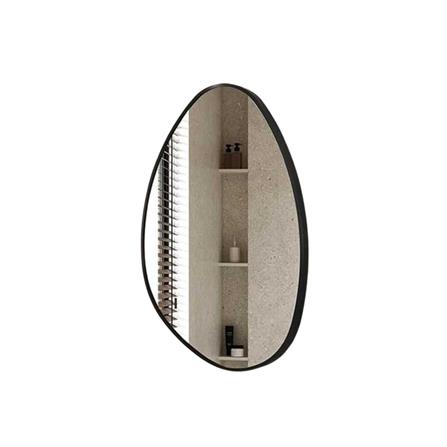 GLOREX MIRROR GLC TD5070A281(BK) TEARDROP 70X50CM BLACK