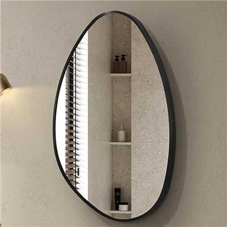 GLOREX MIRROR GLC TD5070A281(BK) TEARDROP 70X50CM BLACK