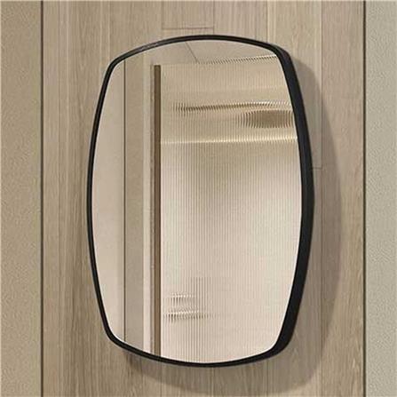 GLOREX MIRROR GLC CR4560A281(BK) CURVE RECTANGULAR 60X45CM BLACK