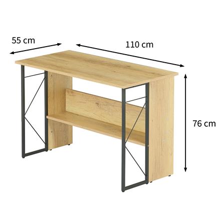 WORKING DESK FURDINI METRO CT-3524C 110CM PINE