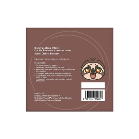 VANZO DISNEY ZOOTOPIA CAR AIR FRESHENER 17GX2 FLASH CLASSIC BLOSSOM DASHBOARD VERSION