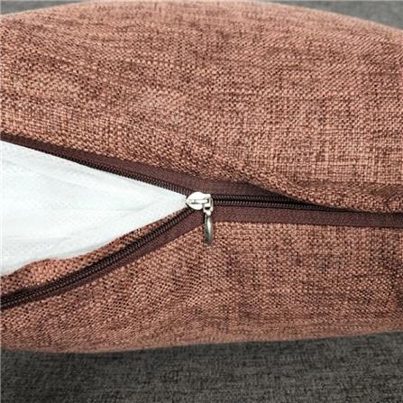 HLS CUSHION COOPER 18X18INCH BROWN