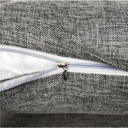 HLS CUSHION COOPER 18X18INCH GRAY