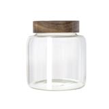 MOJOMORE GLASS JAR WITH WOODEN LID 1250ML