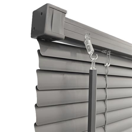 HOME LIVING STYLE VENETIAN BLIND PVC 2.5X6FT DARK GRAY