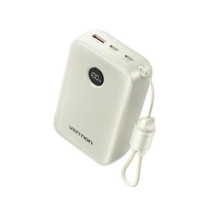 VENTION POWERBANK 20000mAh WITH BUILD-IN USB-C 22.5W BEIGE FKBN0-C-TY