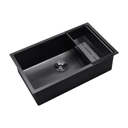 SORENTO BUILT-IN HONEYCOMB KITCHEN SINK SRTKS6247-BL 75CM 1BOWL STAINLESS STEEL WITH PULL OUT MIXER TAP SRTKT71SS-BL